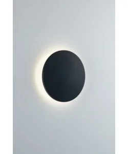 Applique "amon" led nero 4000k 360lm, ø13 cm Di Tendenza